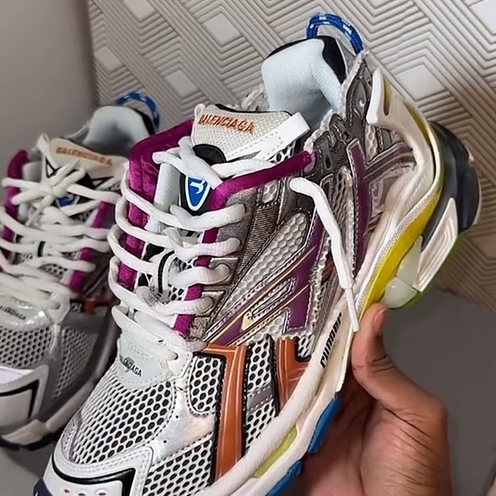 Balenciaga Runner Sneakers ‘Grey Multi-Color’